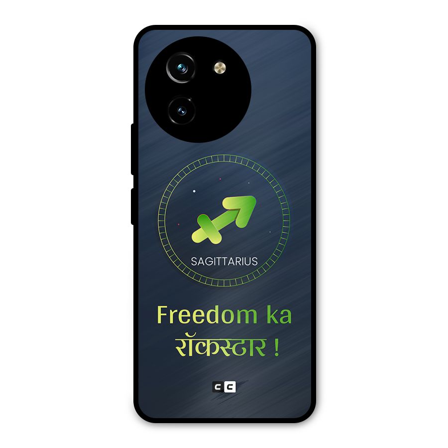 Sagittarius Rockstar Metal Back Case for Vivo Y200i