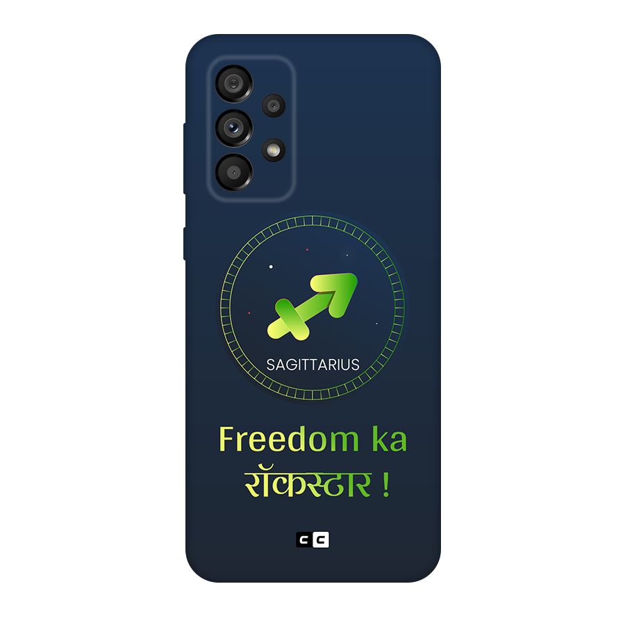 Sagittarius Rockstar Original Polycarbonate Back Case for Galaxy A73 5G