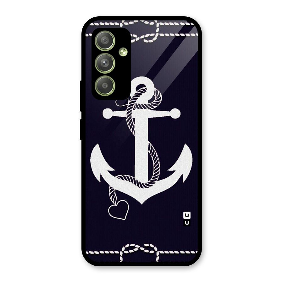 Sail Anchor Glass Back Case for Galaxy A54
