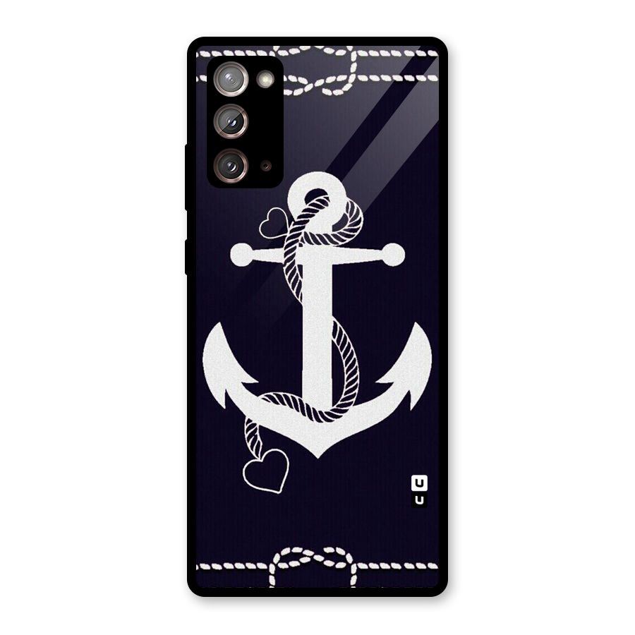 Sail Anchor Glass Back Case for Galaxy Note 20