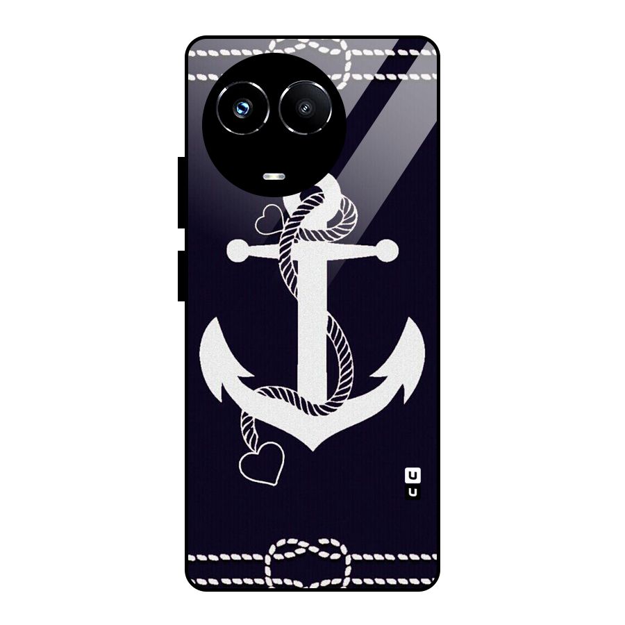 Sail Anchor Glass Back Case for Realme 11X