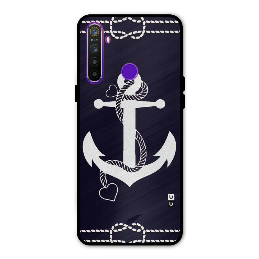 Sail Anchor Glass Back Case for Realme 5s