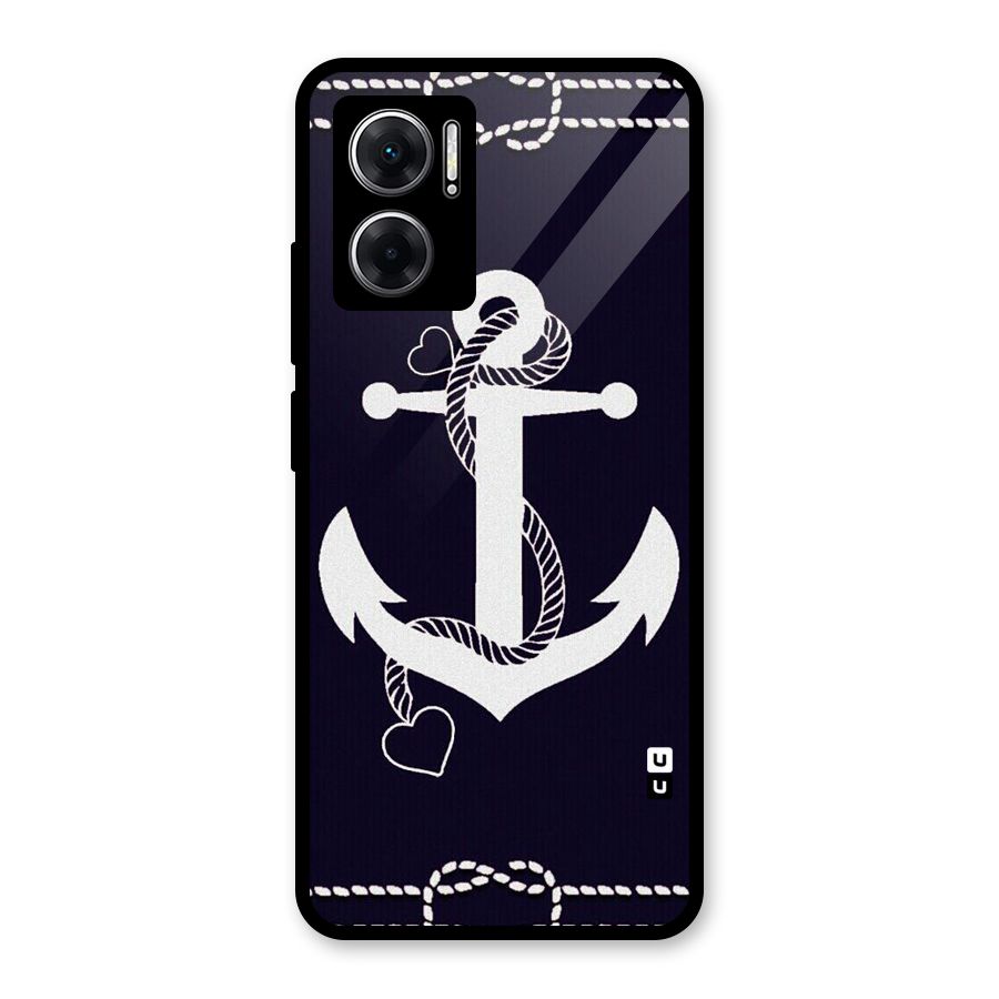 Sail Anchor Glass Back Case for Redmi 11 Prime 5G