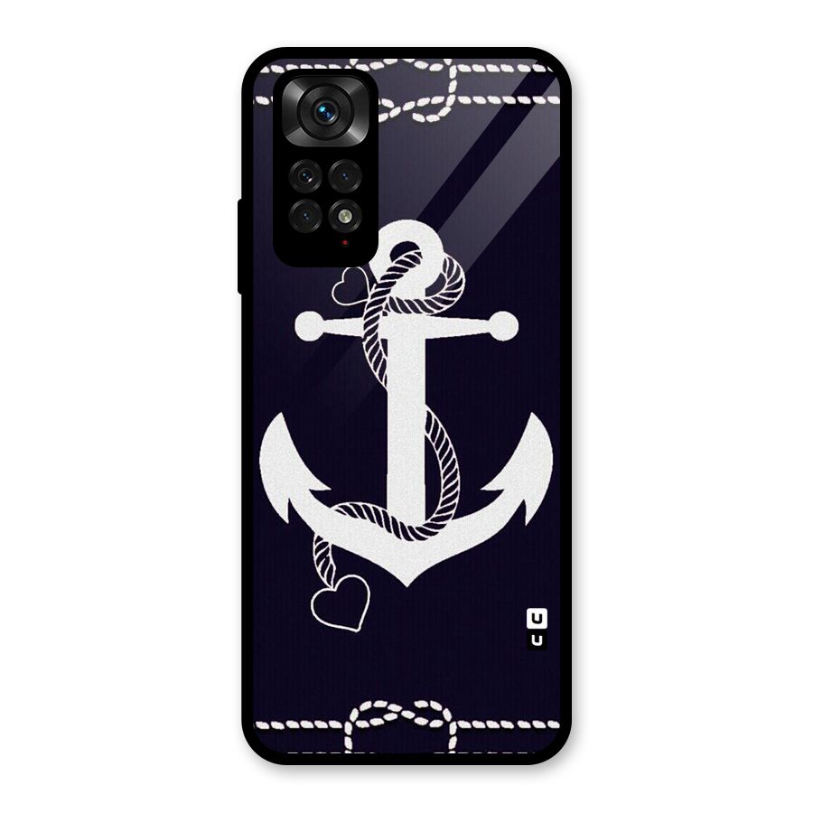 Sail Anchor Glass Back Case for Redmi Note 11S