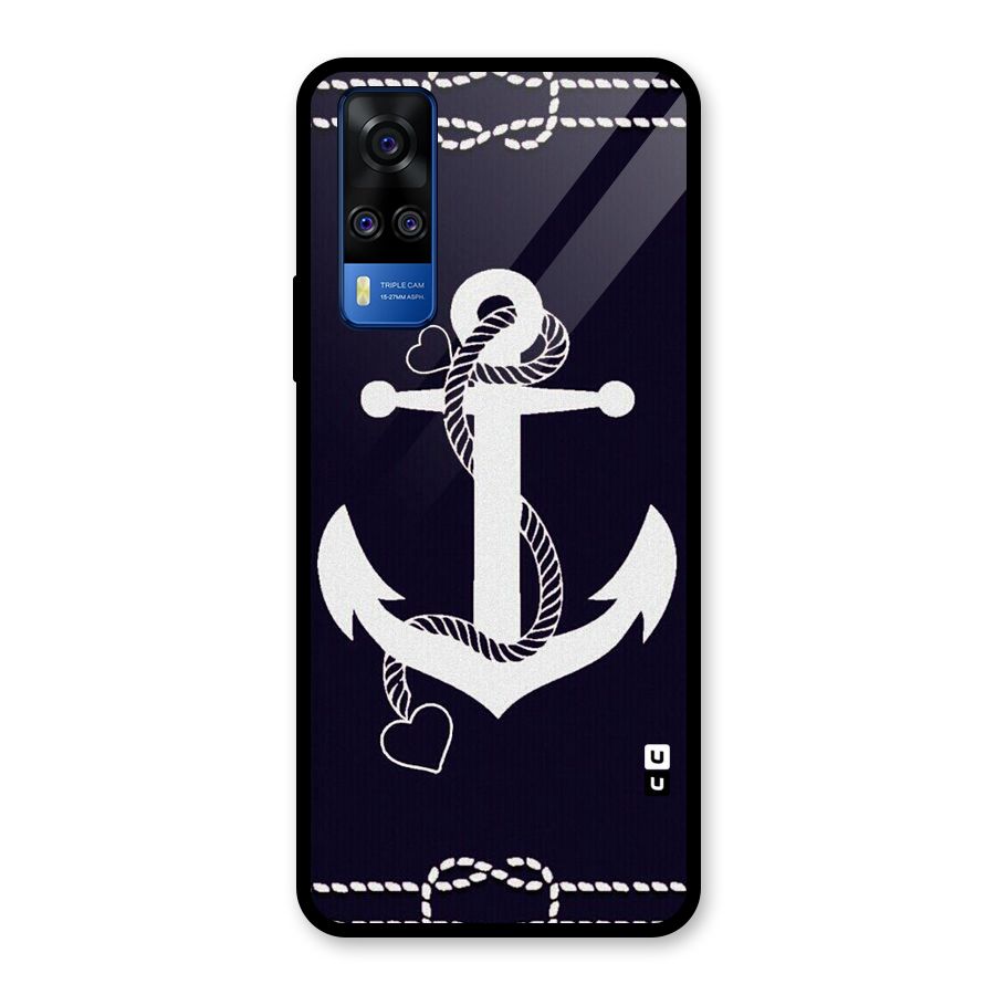 Sail Anchor Glass Back Case for Vivo Y31