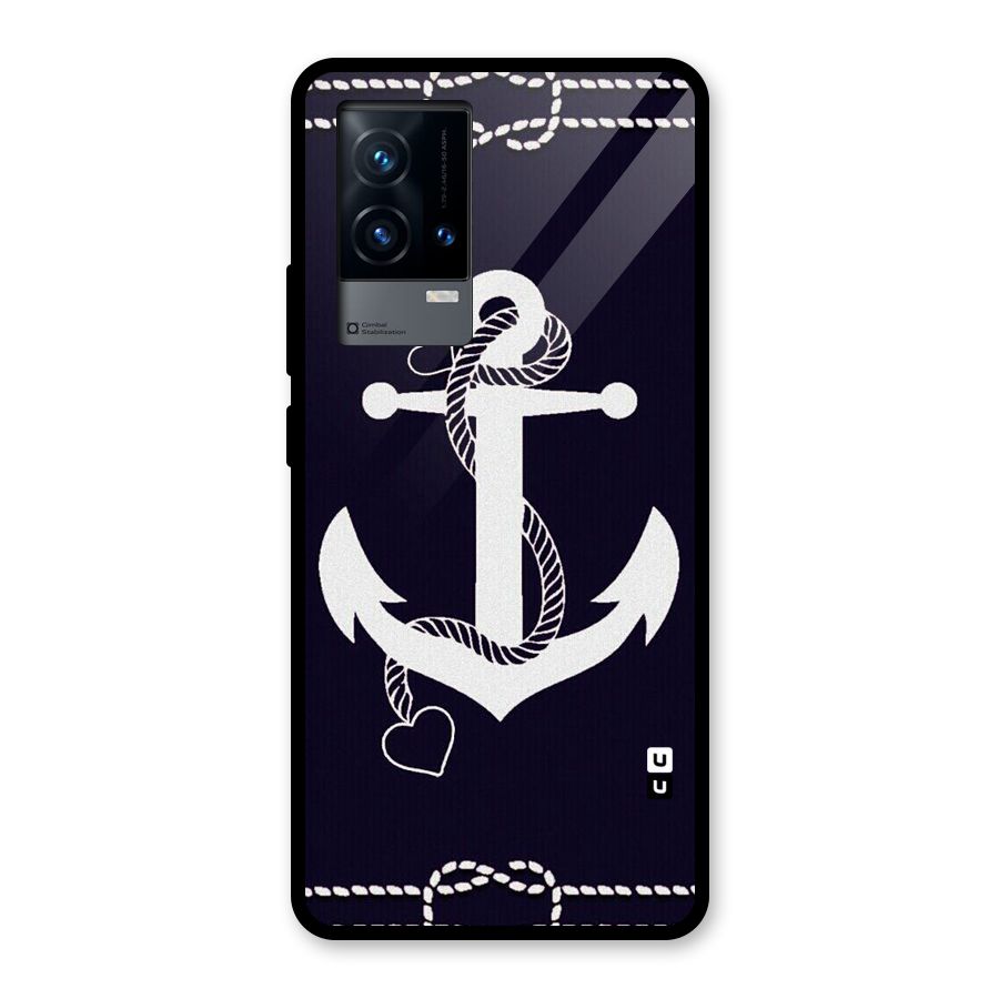 Sail Anchor Glass Back Case for iQOO 9 5G