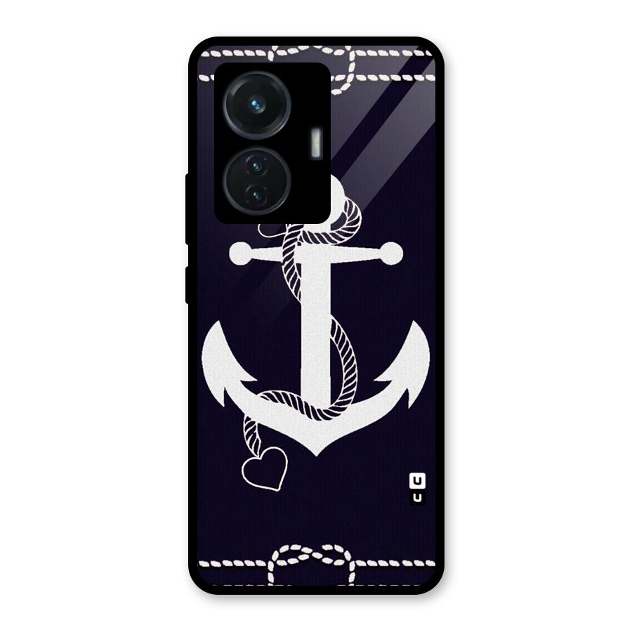 Sail Anchor Glass Back Case for iQOO Z6 44W