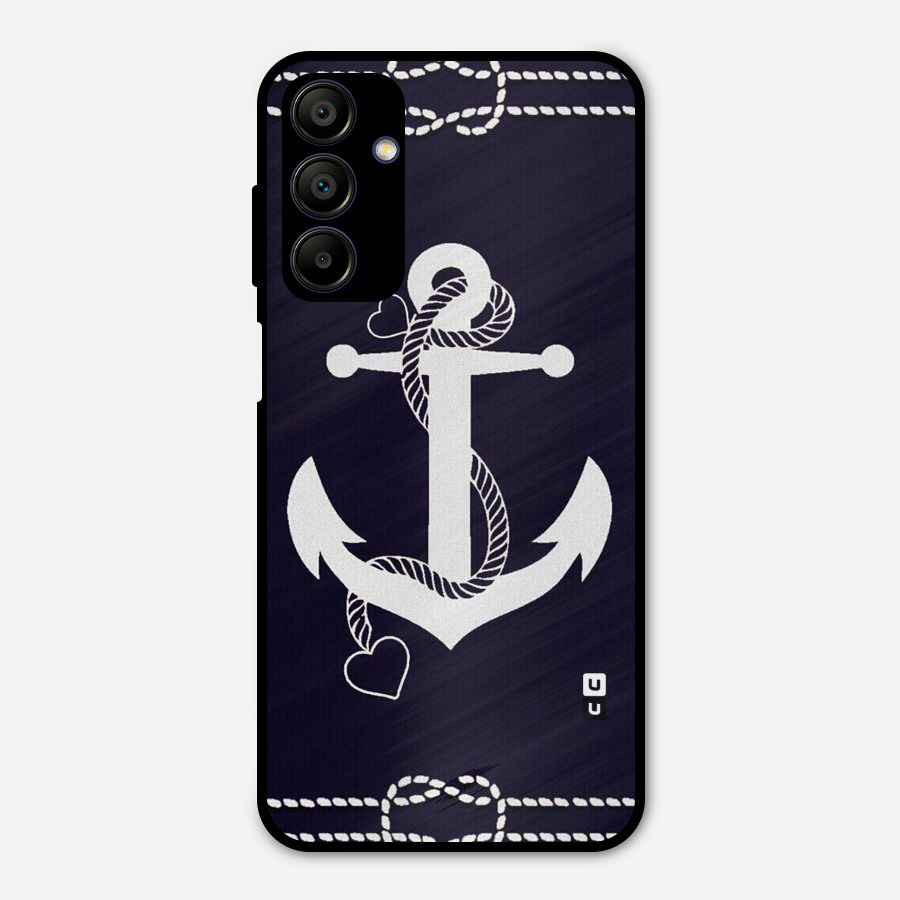 Sail Anchor Metal Back Case for Galaxy A15 5G