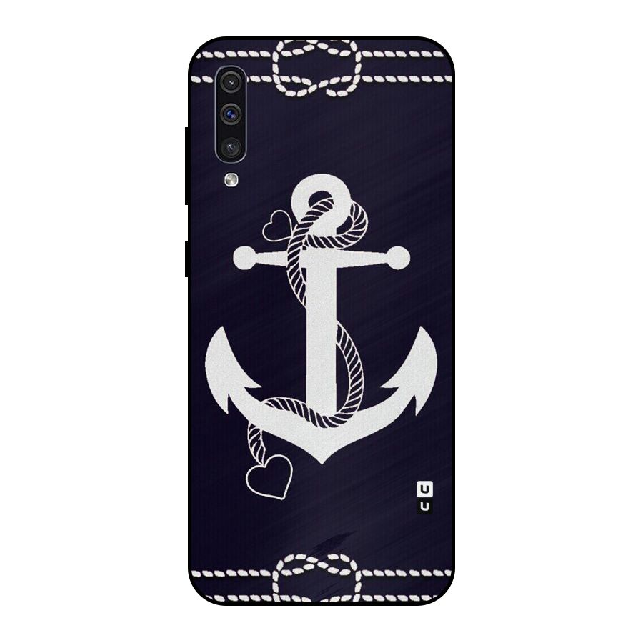 Sail Anchor Metal Back Case for Galaxy A30s