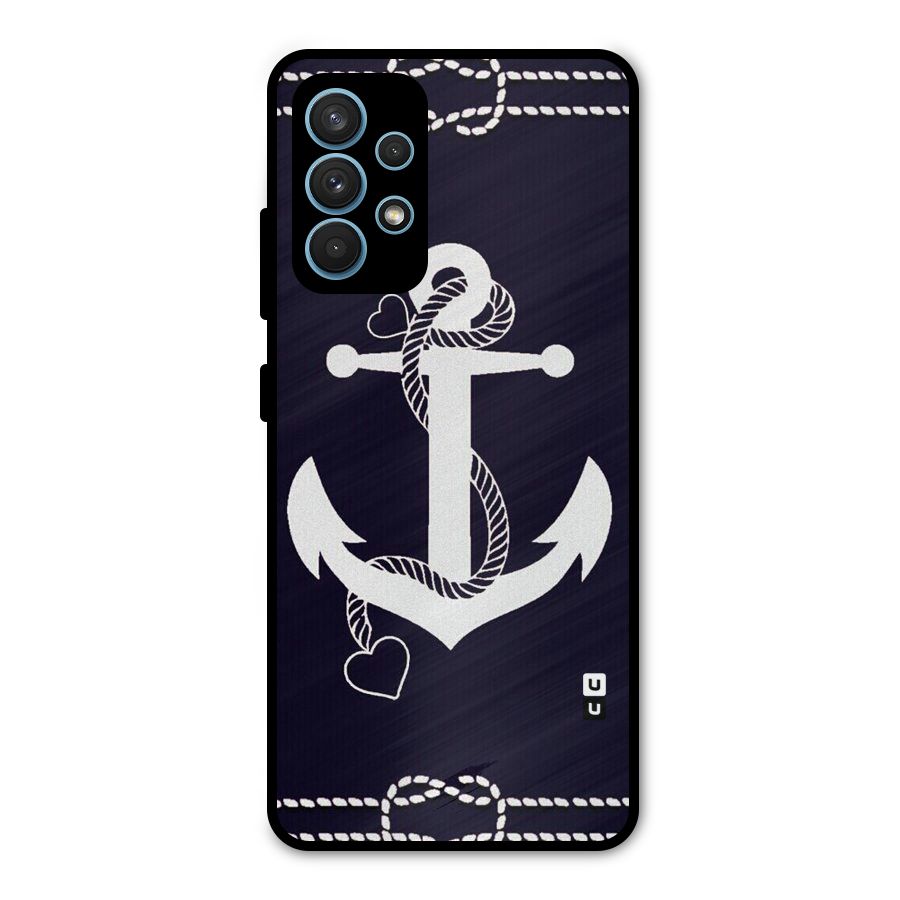 Sail Anchor Metal Back Case for Galaxy A32