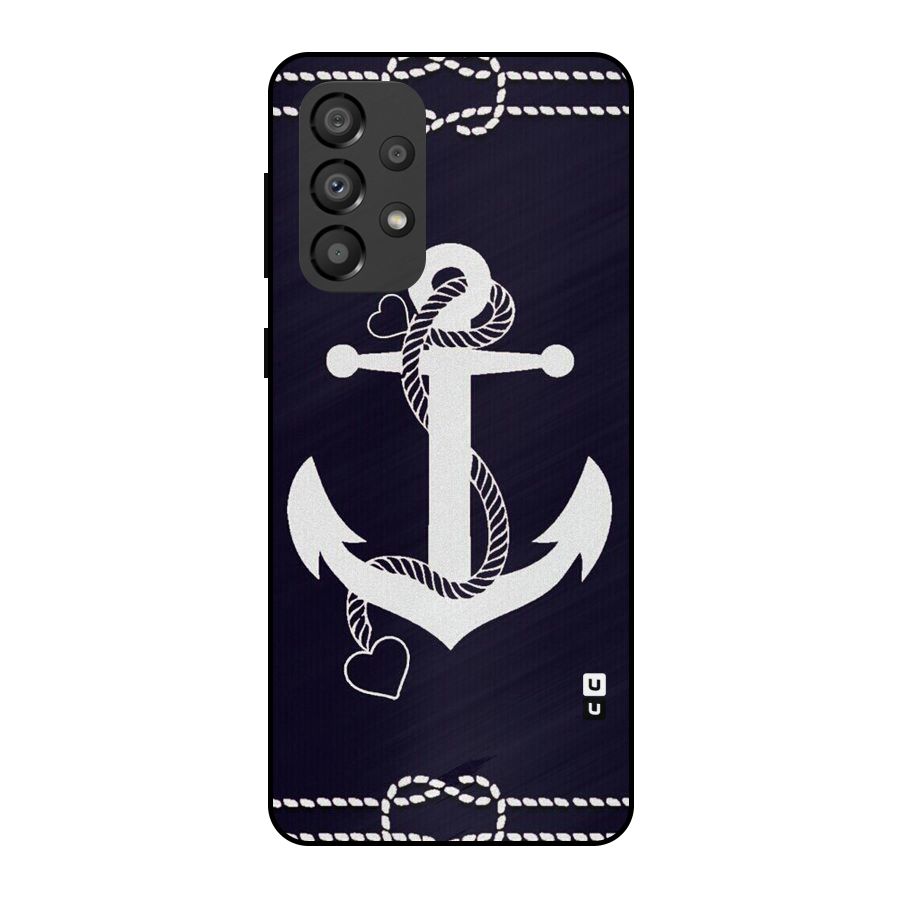 Sail Anchor Metal Back Case for Galaxy A33 5G