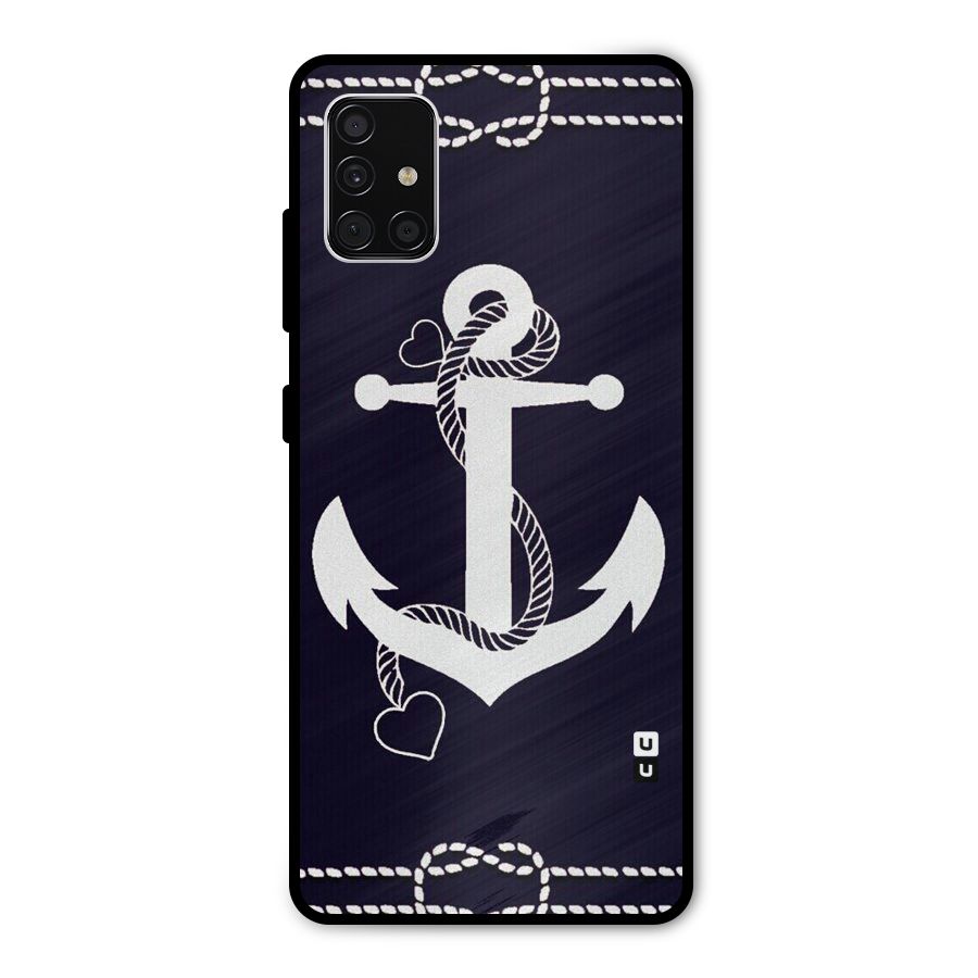 Sail Anchor Metal Back Case for Galaxy A51