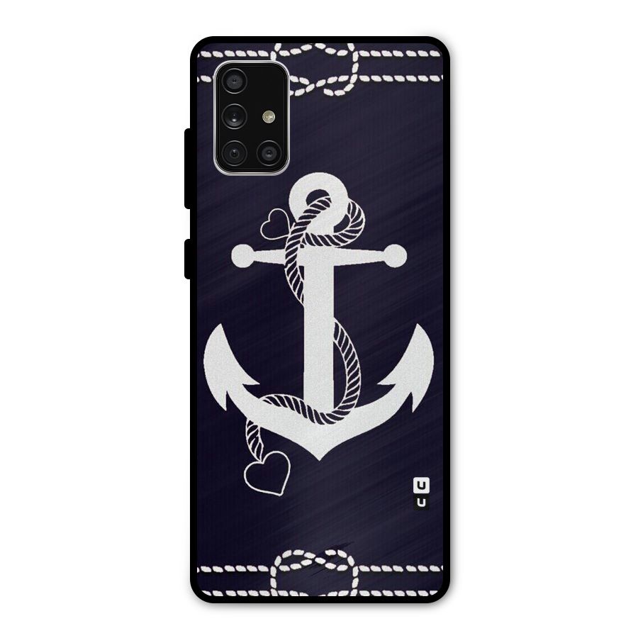 Sail Anchor Metal Back Case for Galaxy A71