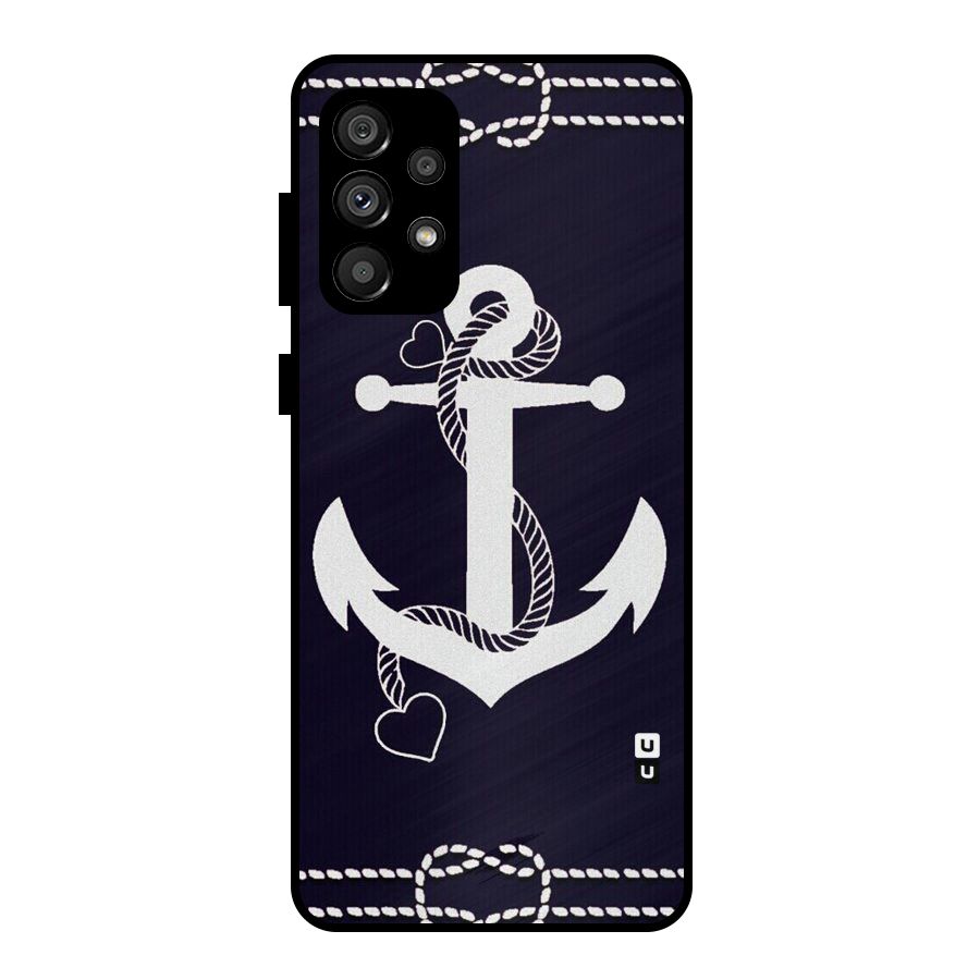 Sail Anchor Metal Back Case for Galaxy A73 5G