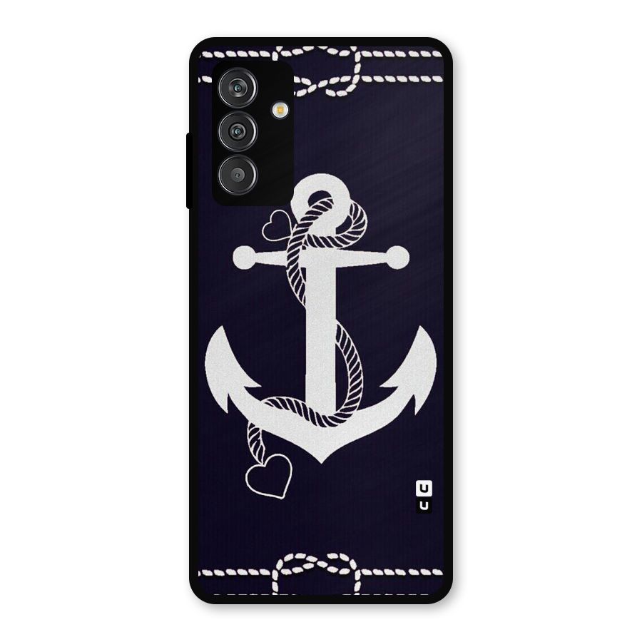Sail Anchor Metal Back Case for Galaxy M14 5G
