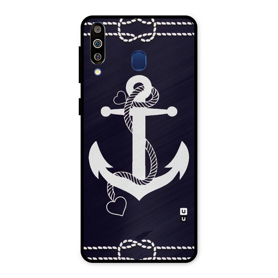 Sail Anchor Metal Back Case for Galaxy M30