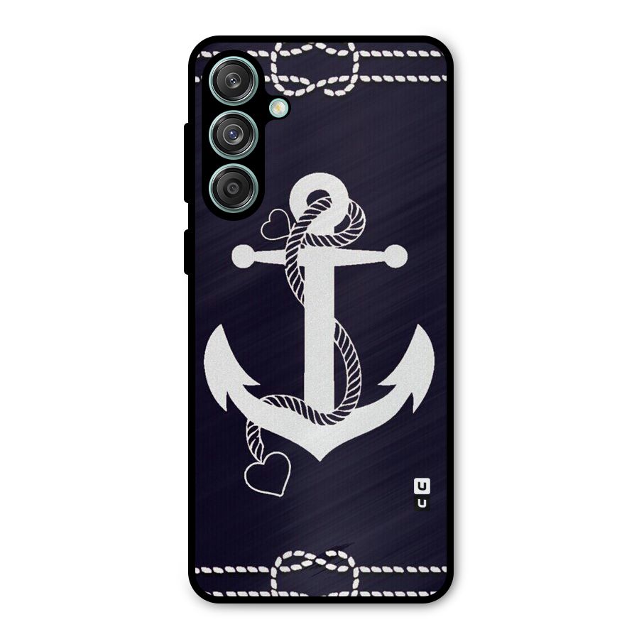 Sail Anchor Metal Back Case for Galaxy M55 5G
