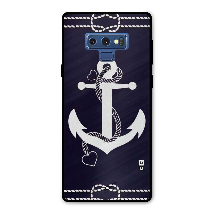 Sail Anchor Metal Back Case for Galaxy Note 9