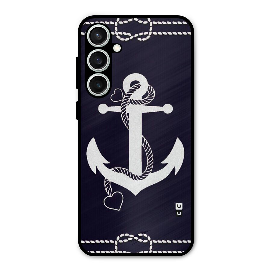 Sail Anchor Metal Back Case for Galaxy S23 FE