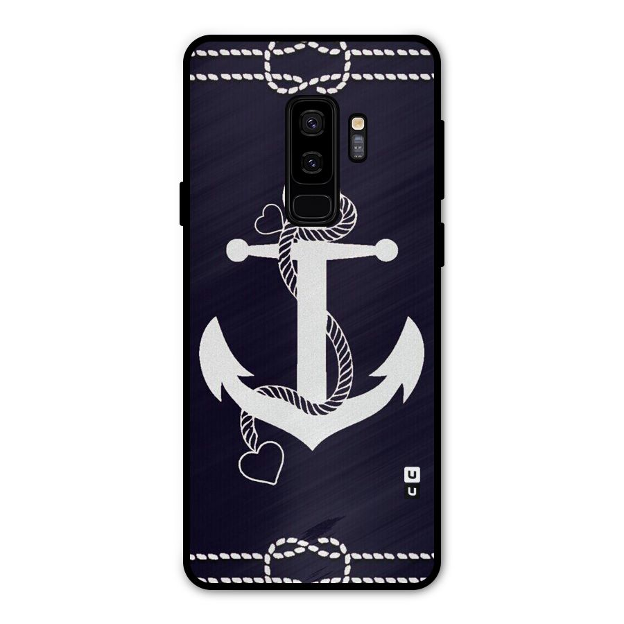 Sail Anchor Metal Back Case for Galaxy S9 Plus