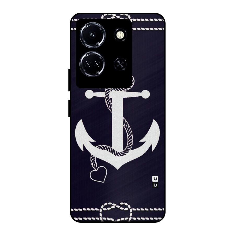Sail Anchor Metal Back Case for Infinix Note 30 5G