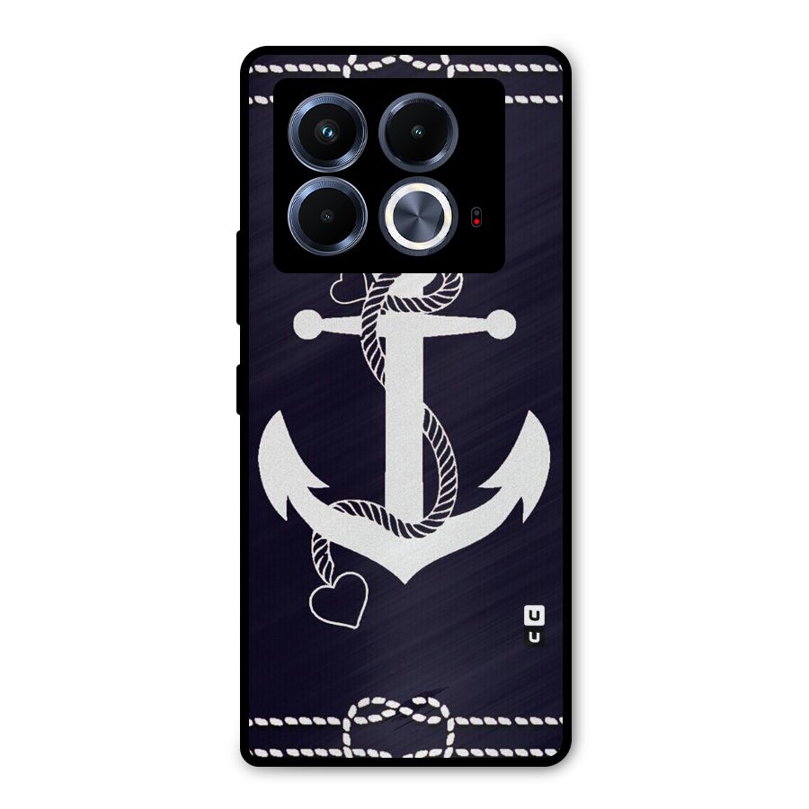 Sail Anchor Metal Back Case for Infinix Note 40 5G