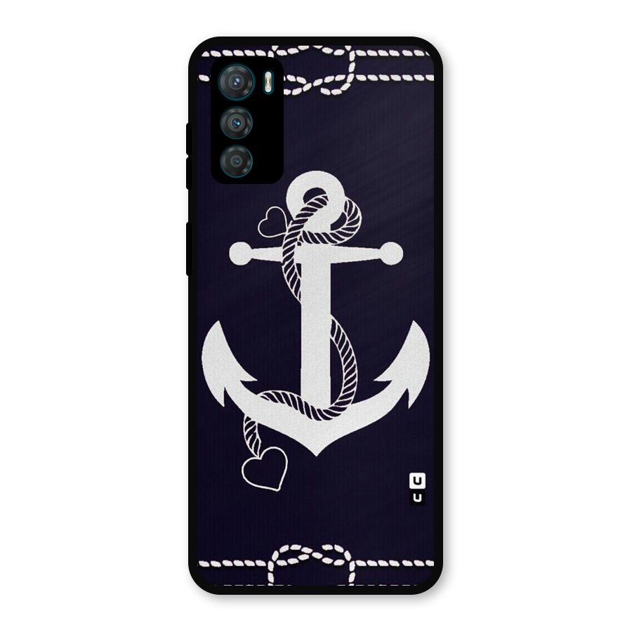 Sail Anchor Metal Back Case for Moto G42