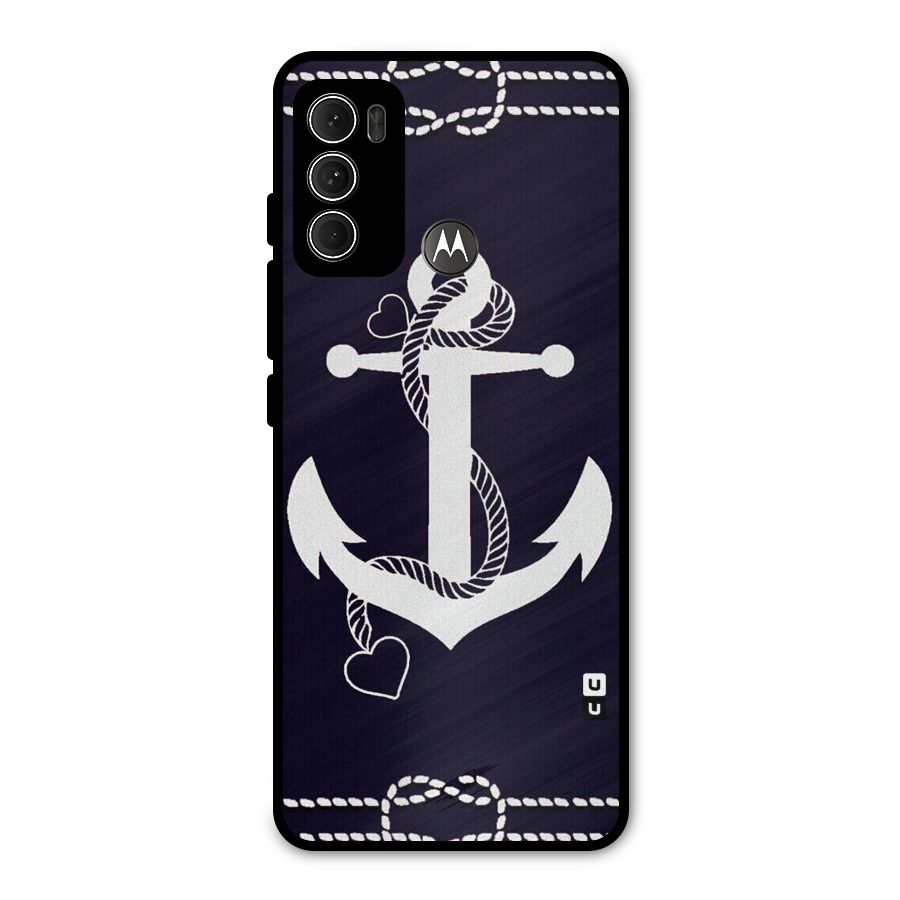 Sail Anchor Metal Back Case for Moto G60