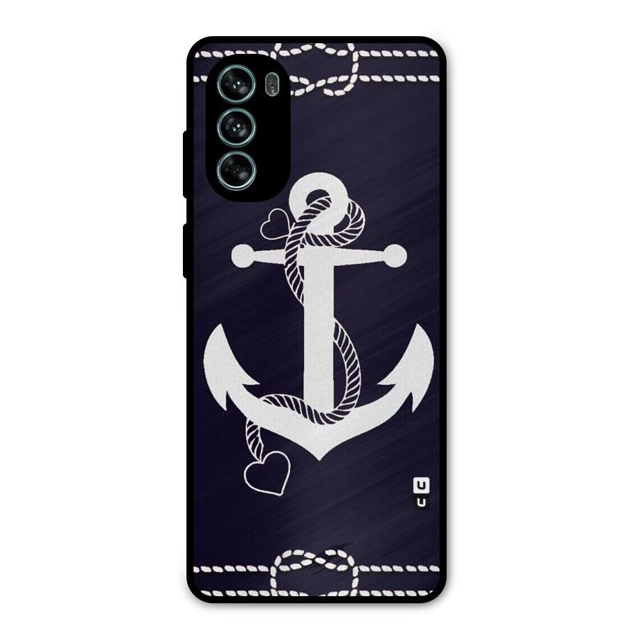 Sail Anchor Metal Back Case for Moto G62