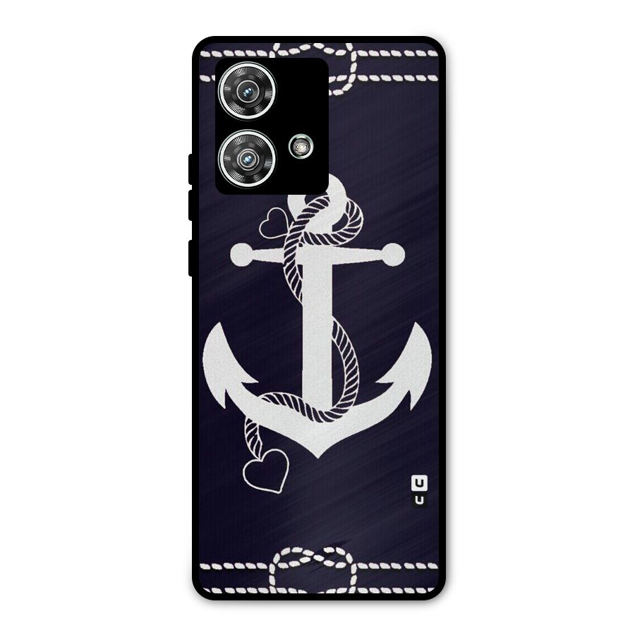 Sail Anchor Metal Back Case for Motorola Edge 40 Neo