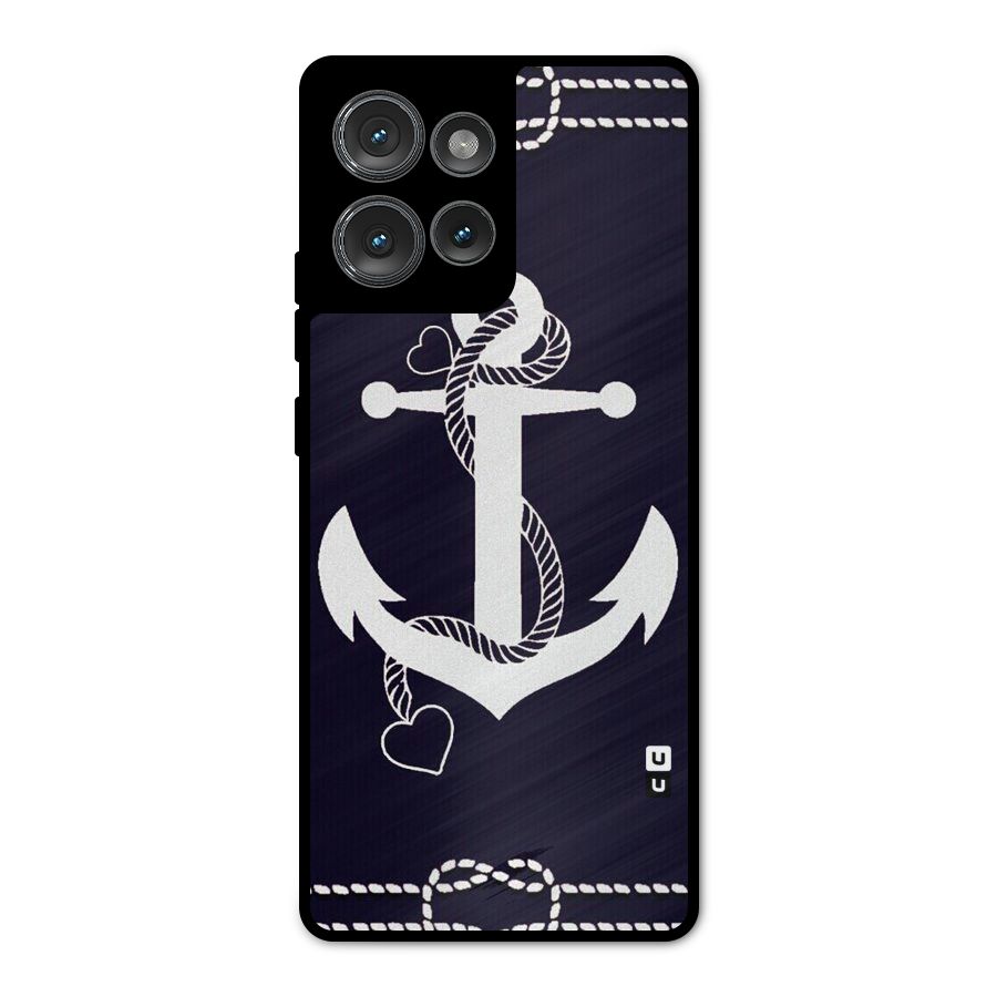 Sail Anchor Metal Back Case for Motorola Edge 50