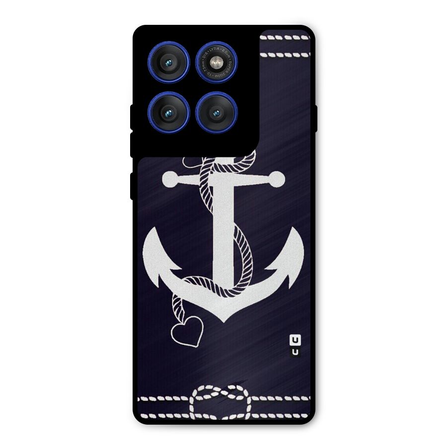Sail Anchor Metal Back Case for Motorola Edge 60 Pro
