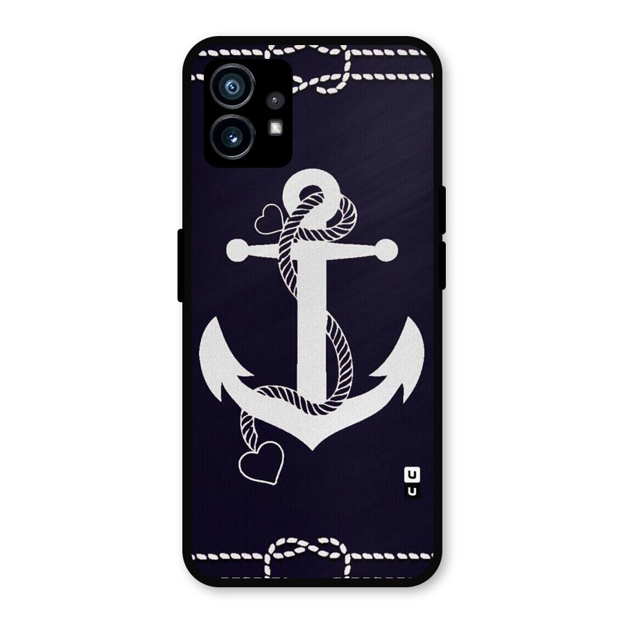 Sail Anchor Metal Back Case for Nothing Phone 1