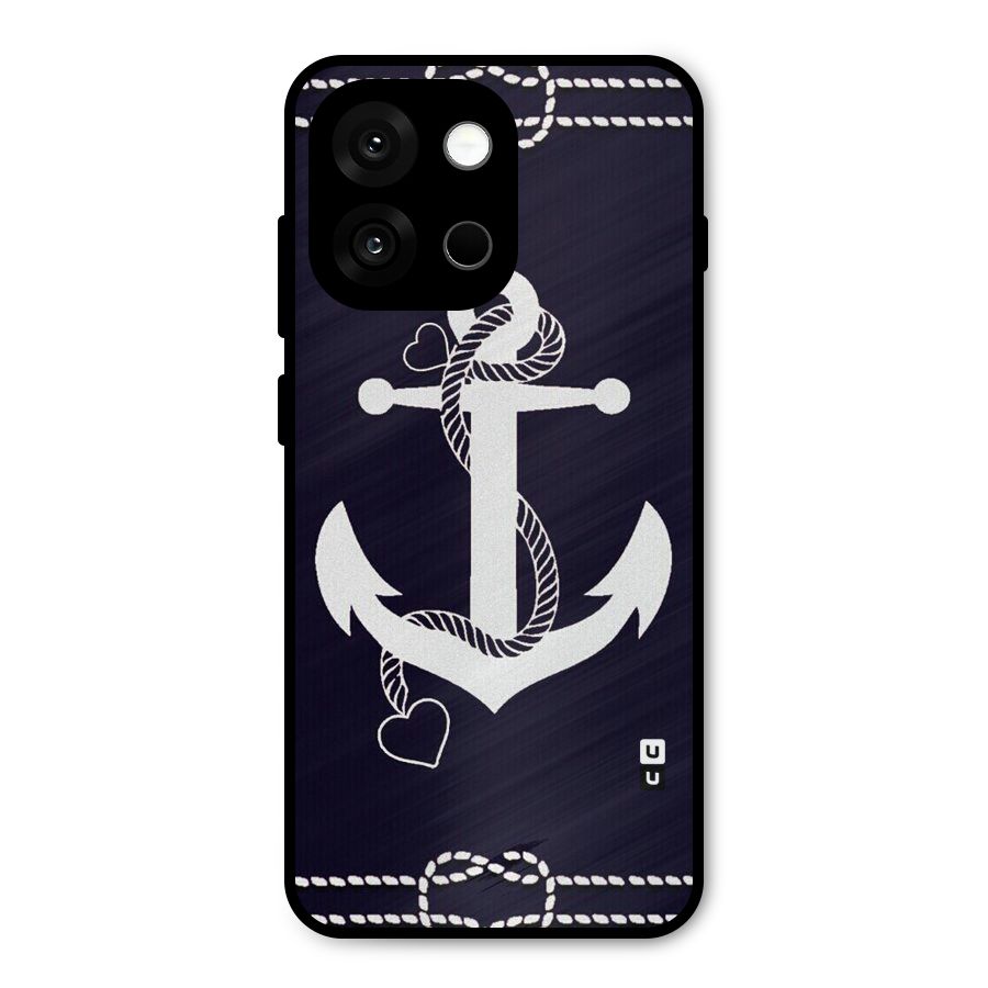 Sail Anchor Metal Back Case for OnePlus 13s