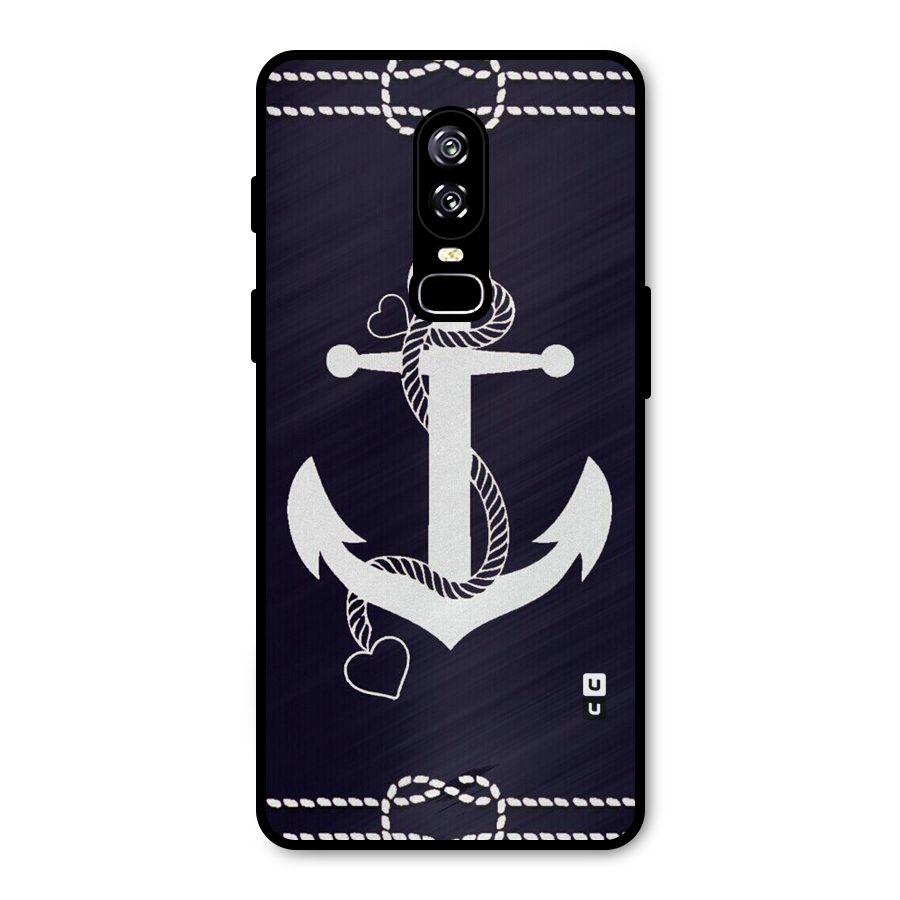 Sail Anchor Metal Back Case for OnePlus 6