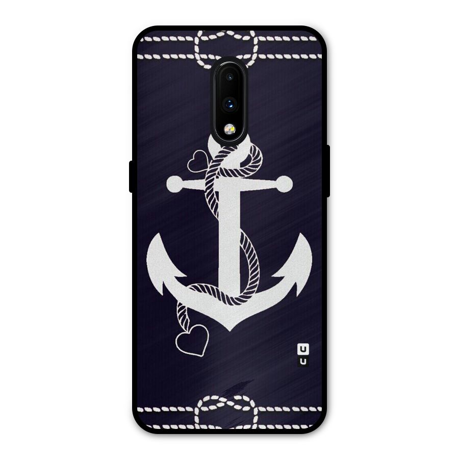 Sail Anchor Metal Back Case for OnePlus 7