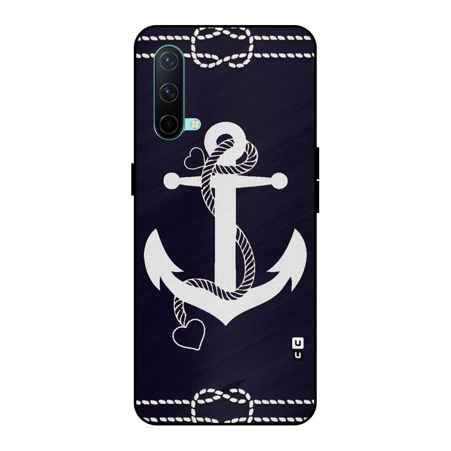 Sail Anchor Metal Back Case for OnePlus Nord CE 5G