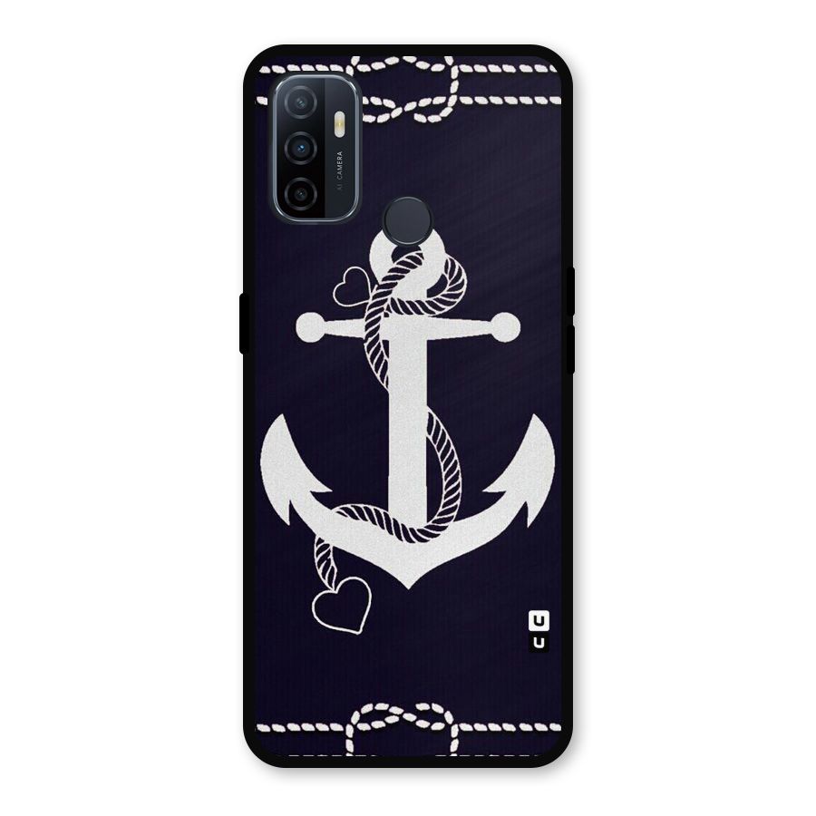 Sail Anchor Metal Back Case for Oppo A53