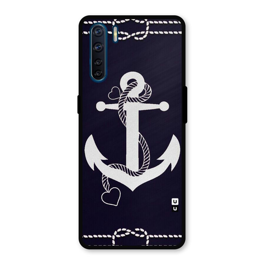 Sail Anchor Metal Back Case for Oppo F15
