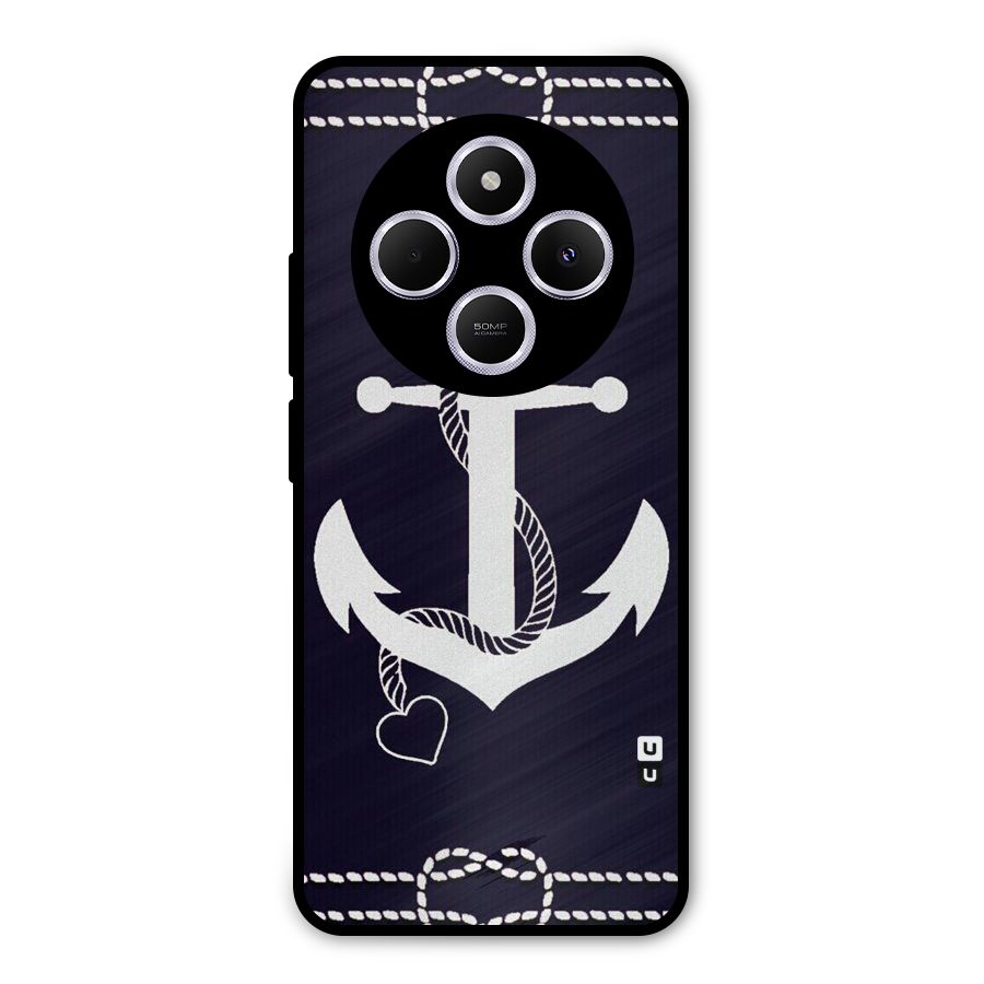 Sail Anchor Metal Back Case for Poco C75 5G