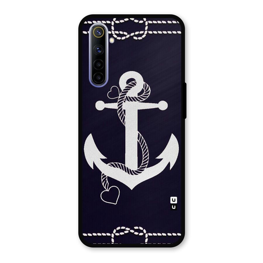 Sail Anchor Metal Back Case for Realme 6