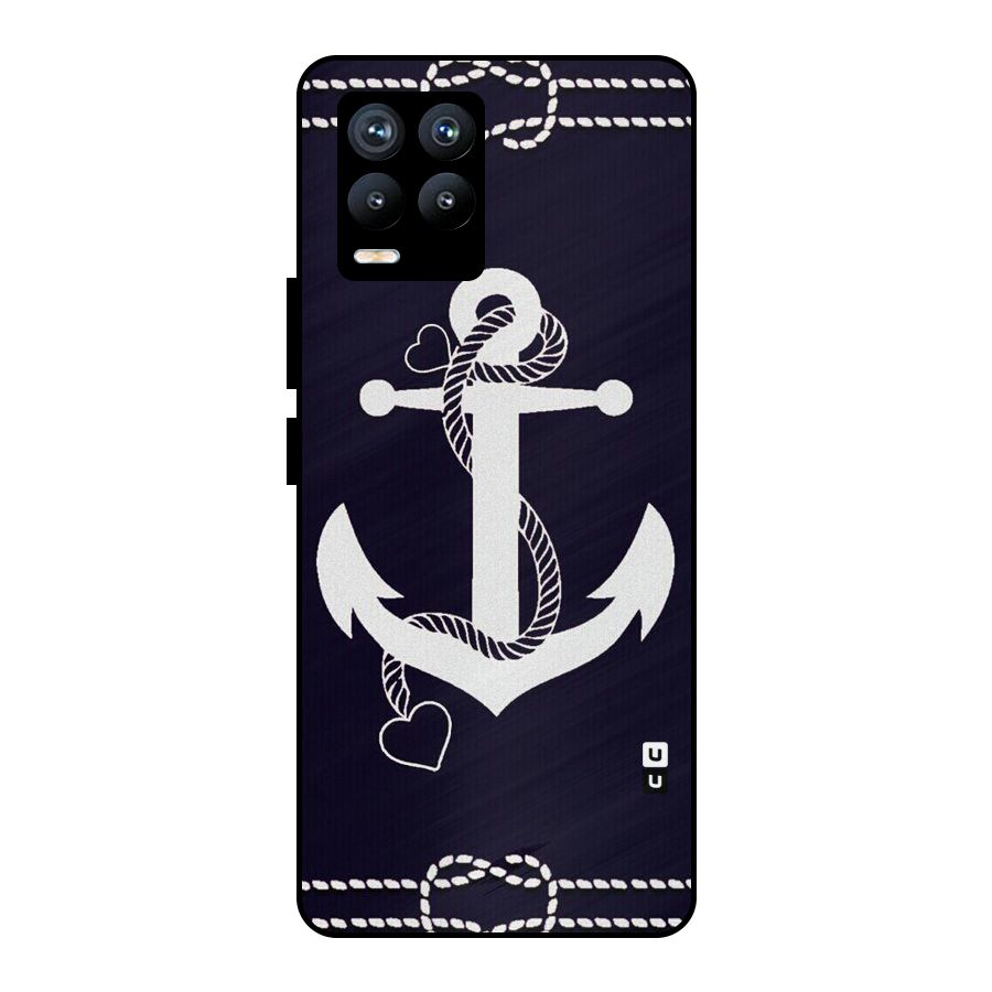 Sail Anchor Metal Back Case for Realme 8 Pro