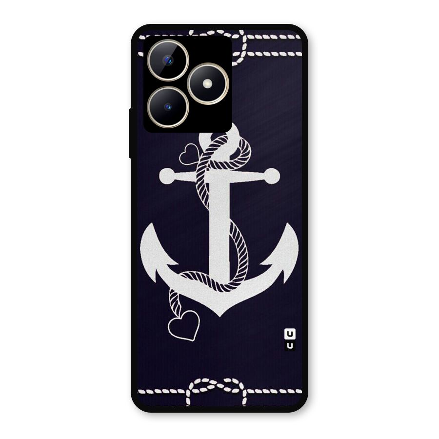 Sail Anchor Metal Back Case for Realme C53
