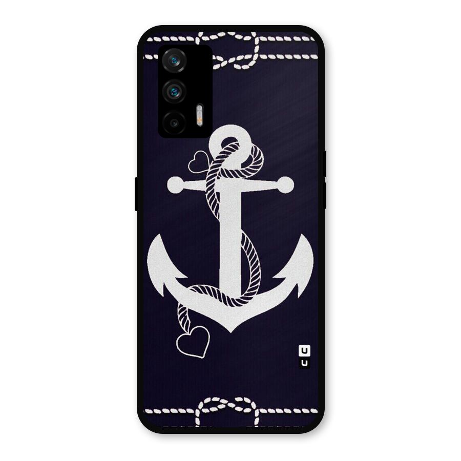 Sail Anchor Metal Back Case for Realme GT 5G