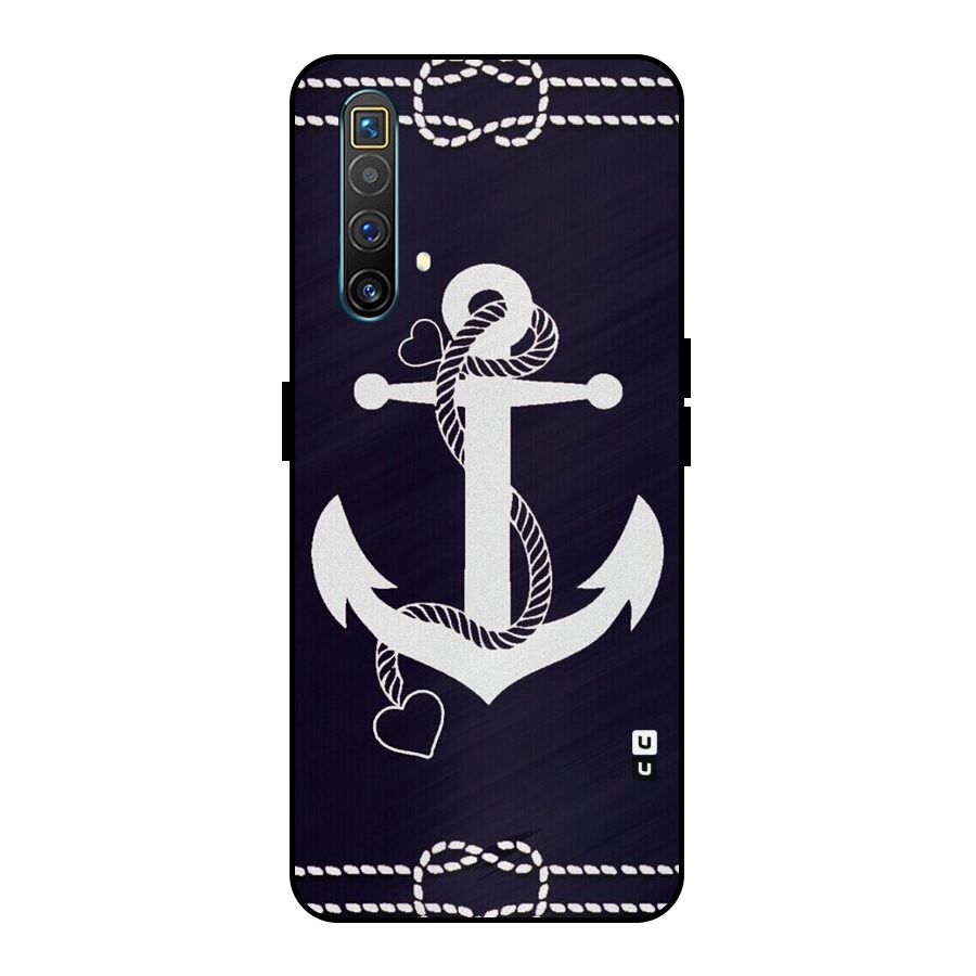 Sail Anchor Metal Back Case for Realme X3