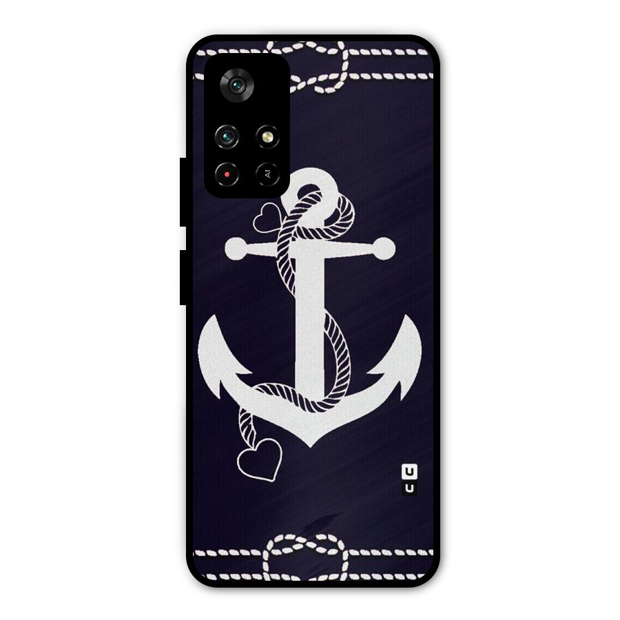 Sail Anchor Metal Back Case for Redmi Note 11T 5G