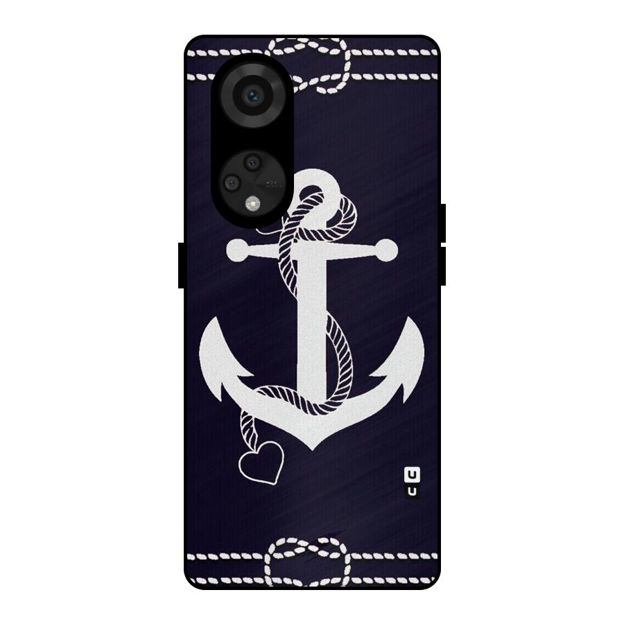 Sail Anchor Metal Back Case for Reno8 T 5G