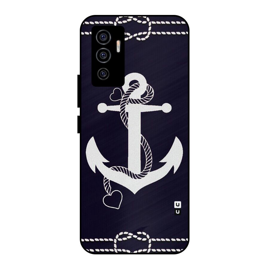 Sail Anchor Metal Back Case for Vivo V23e