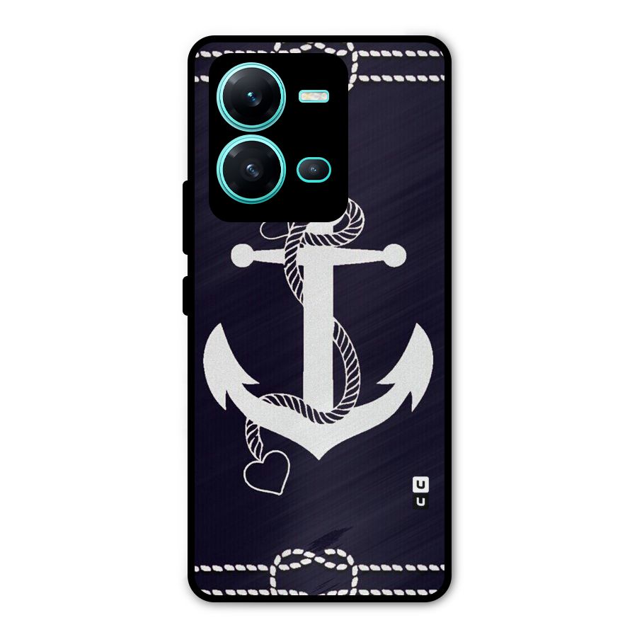 Sail Anchor Metal Back Case for Vivo V25