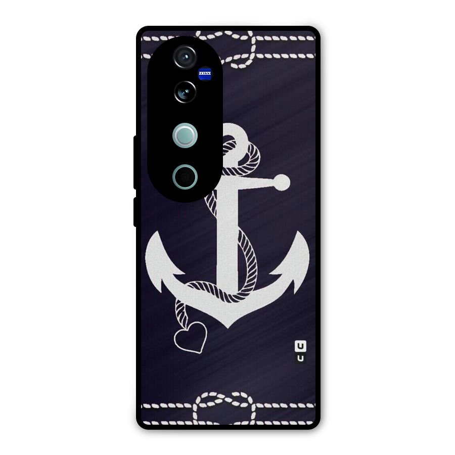 Sail Anchor Metal Back Case for Vivo V40